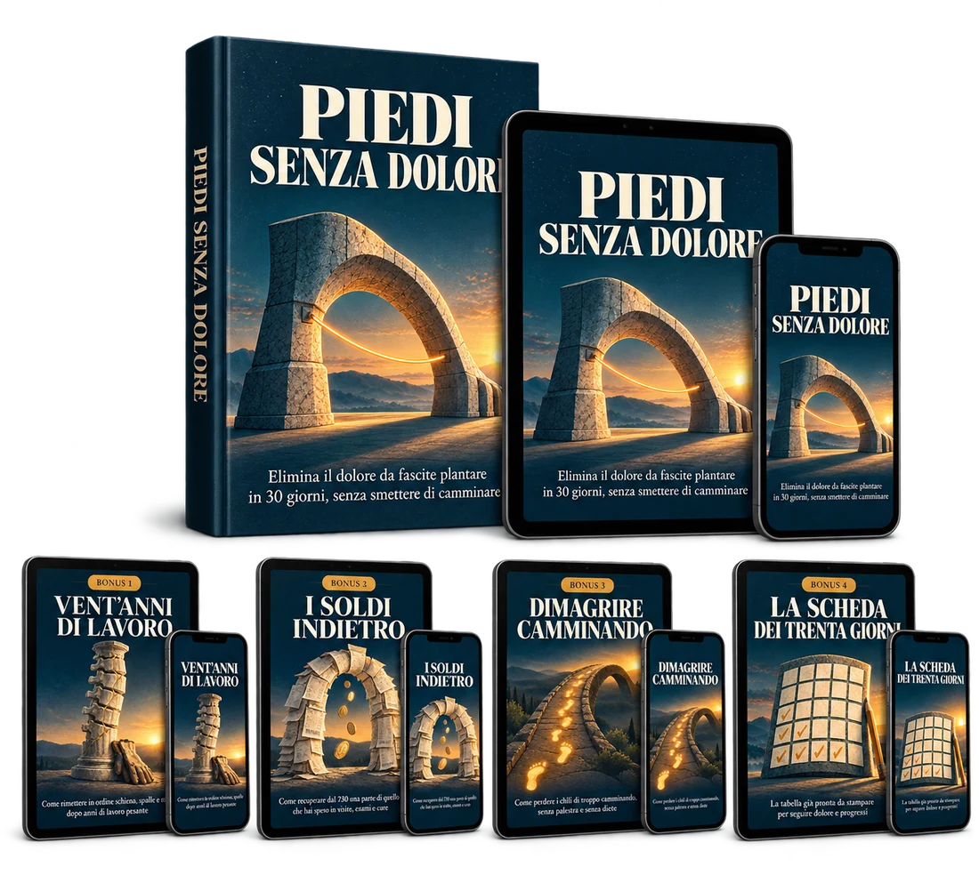 La guida Piedi Senza Dolore con i quattro bonus inclusi